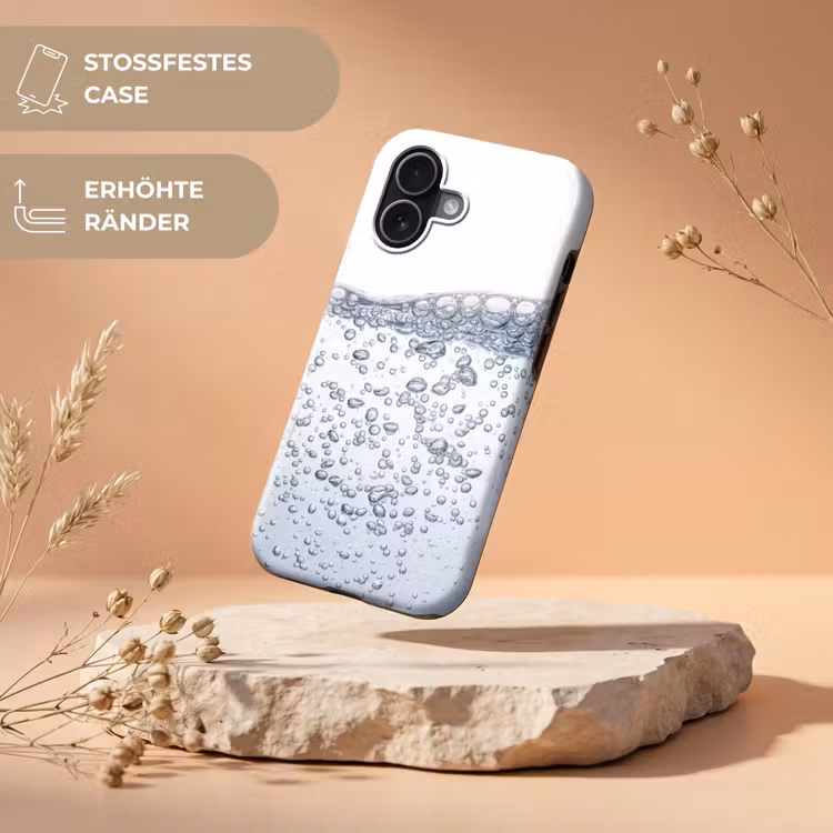 Luchtbellen - Water - Dynamisch Toughcase MagSafe Apple iPhone 17 klein -USP_RandenV_DE