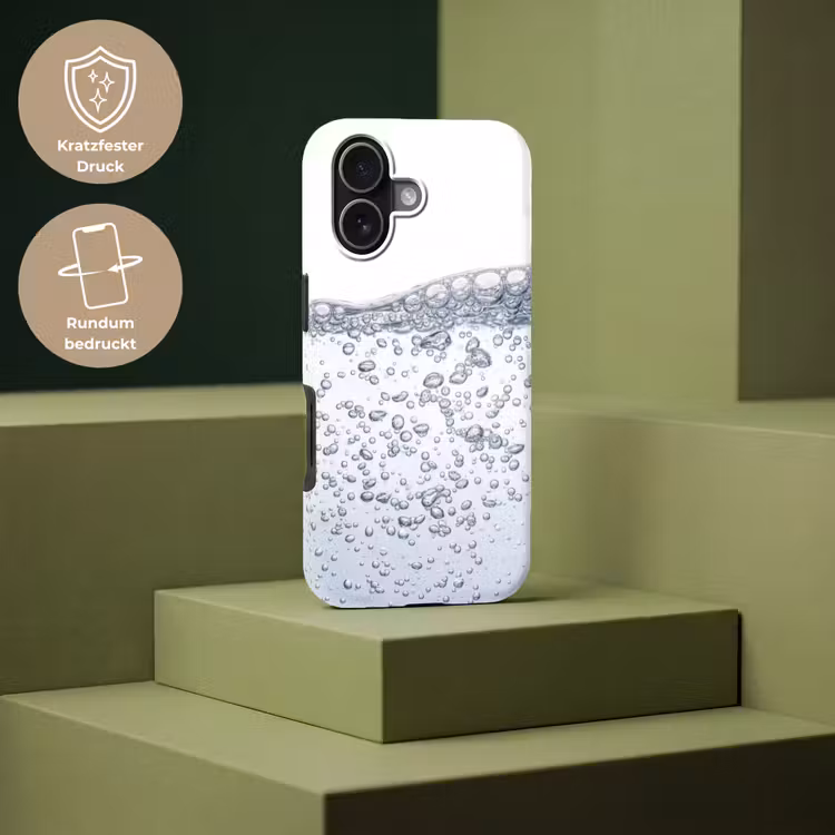 Luchtbellen - Water - Dynamisch Toughcase MagSafe Apple iPhone 17 klein -USP_PrintM_DE