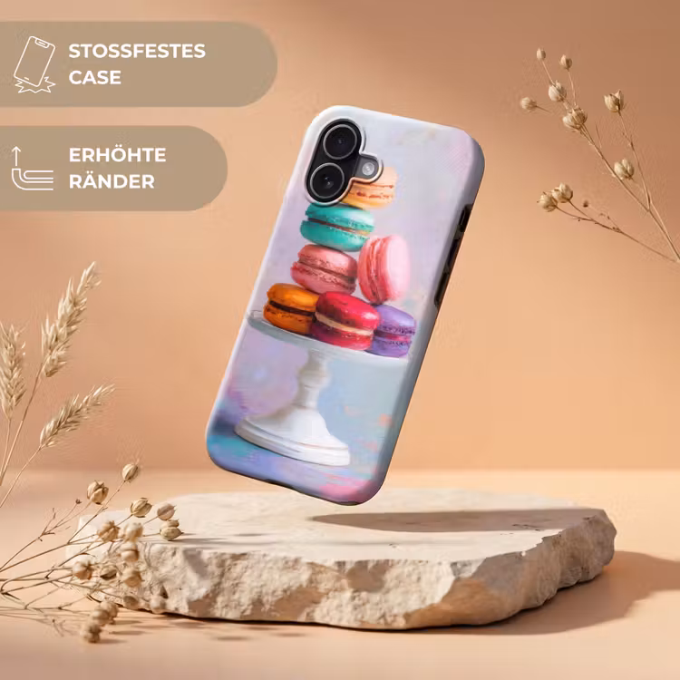 Macarons - Schaal - Pastel - Kleurrijk Toughcase MagSafe Apple iPhone 17 klein -USP_RandenV_DE