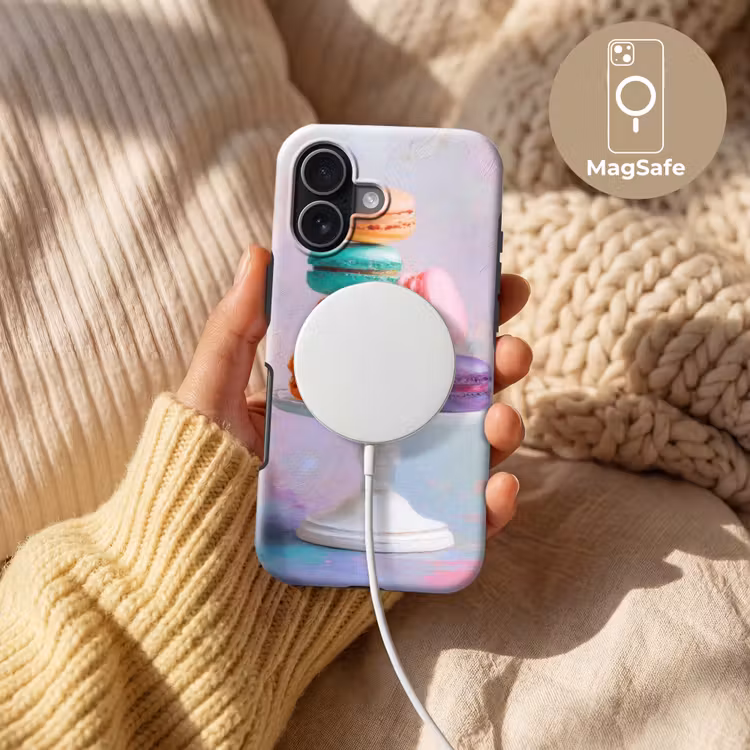 Macarons - Schaal - Pastel - Kleurrijk Toughcase MagSafe Apple iPhone 17 klein -USP_MagsafeV