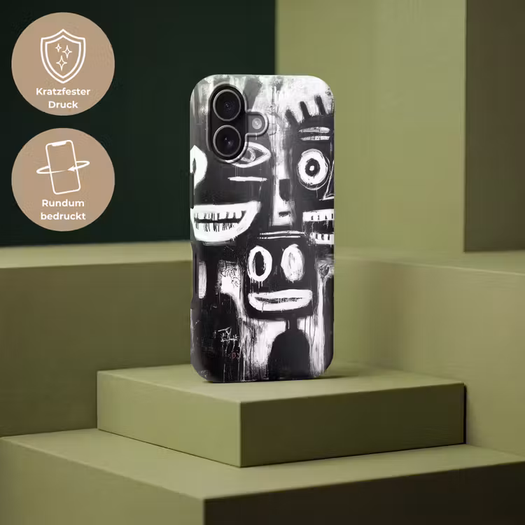 Schilderij - Figuren - Zwart - Abstract Toughcase MagSafe Apple iPhone 17 klein -USP_PrintM_DE