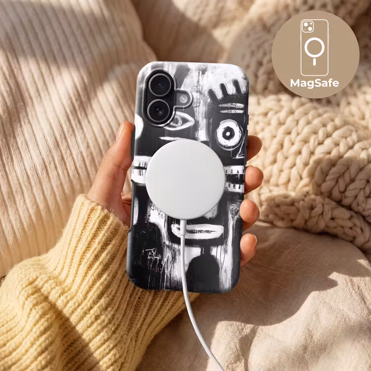 Schilderij - Figuren - Zwart - Abstract Toughcase MagSafe Apple iPhone 17 klein -USP_MagsafeV