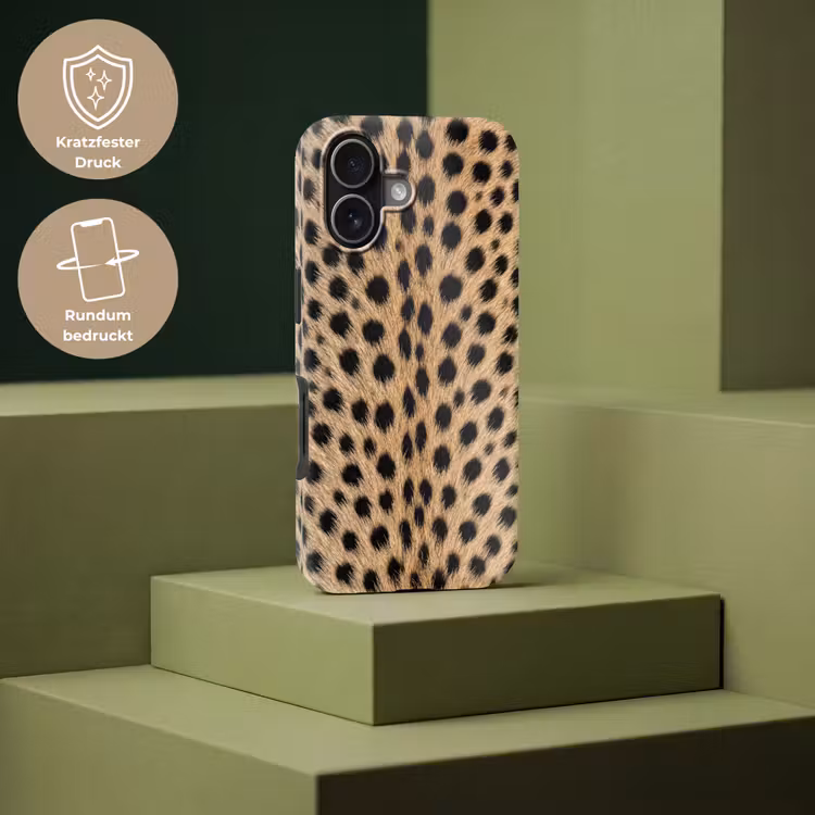 Vacht - Jachtluipaard - Zwart - Wit Toughcase MagSafe Apple iPhone 17 klein -USP_PrintM_DE