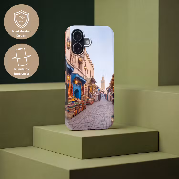 Handyhülle Toughcase - Markt – Orientalisch – Farbenfroh - Markt - Oosters - Kleurrijk Toughcase MagSafe Apple iPhone 17 klein
