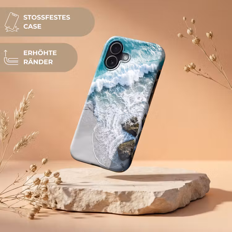 Zee - Golf - Strand - Natuur - Blauw Toughcase MagSafe Apple iPhone 17 klein -USP_RandenV_DE