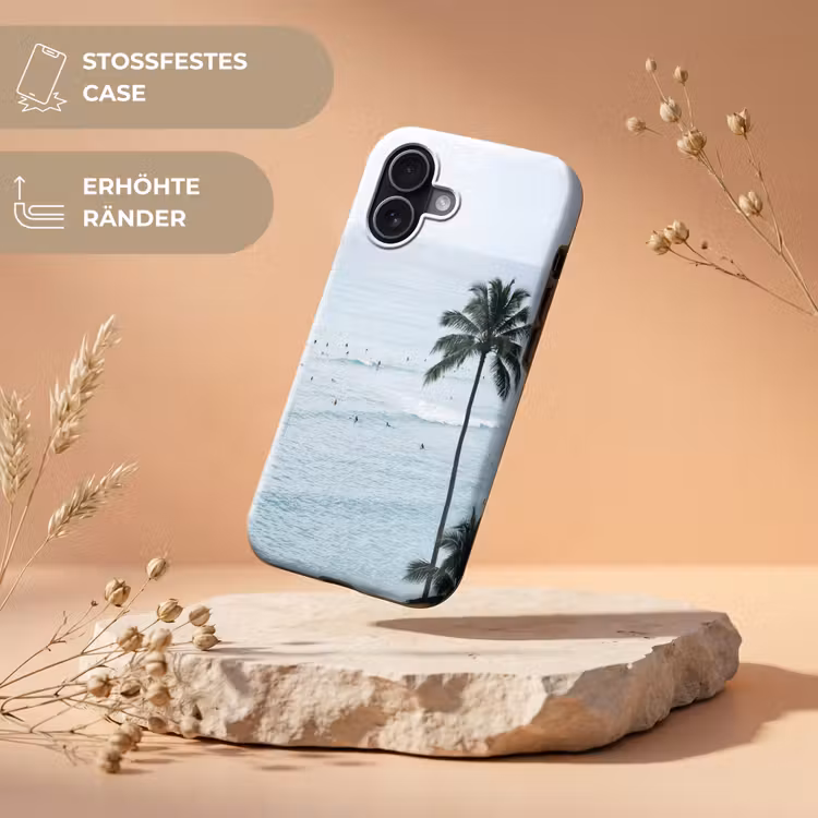 Oceaan - Palmbomen - Surfers Toughcase MagSafe Apple iPhone 17 klein -USP_RandenV_DE