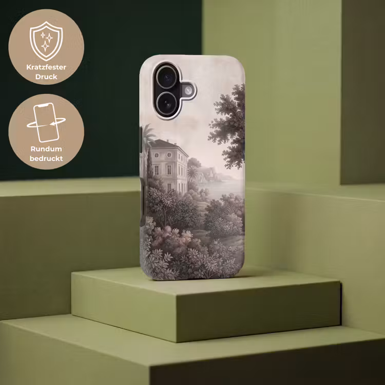 Zee - Villa - Beige Toughcase MagSafe Apple iPhone 17 klein -USP_PrintM_DE