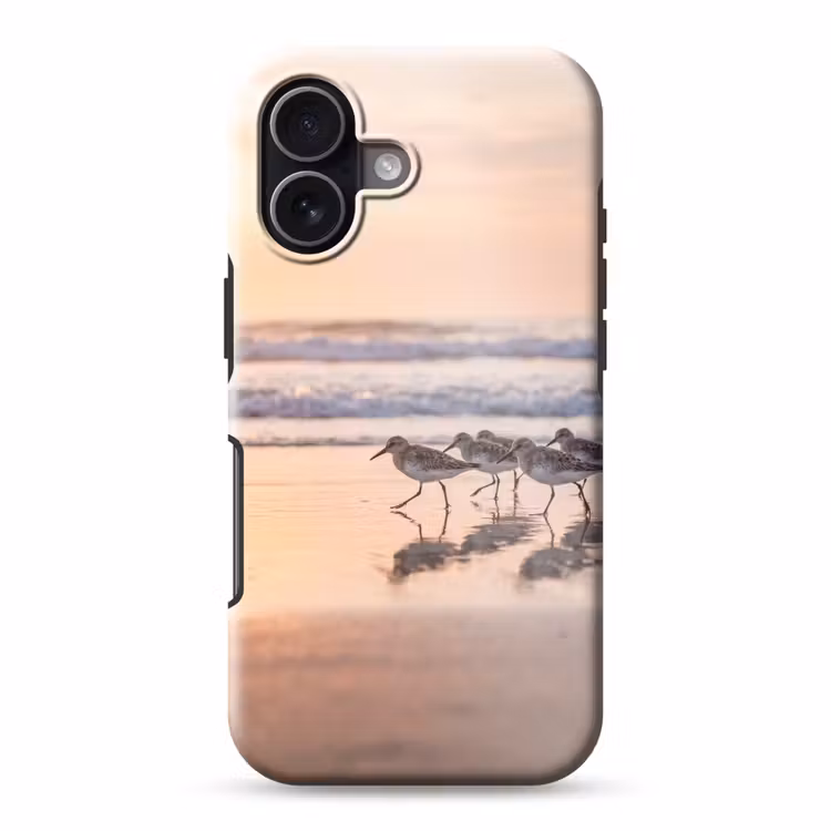 Zee - Vogels - Strand Toughcase MagSafe Apple iPhone 17 klein -3d