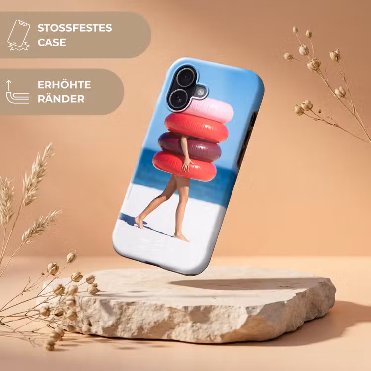 Mensen - Strand - Zomer - Recreatie - Kleurrijk Toughcase MagSafe Apple iPhone 17 klein -USP_RandenV_DE