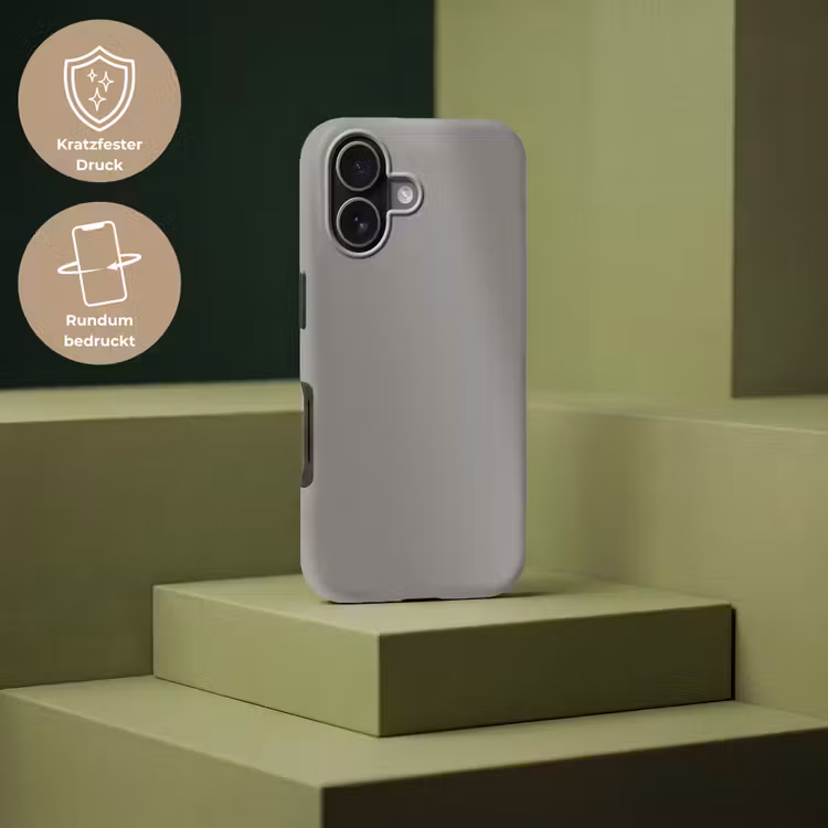 Mineral - Grey - Grijs Toughcase MagSafe Apple iPhone 17 klein 1017 -USP_PrintM_DE