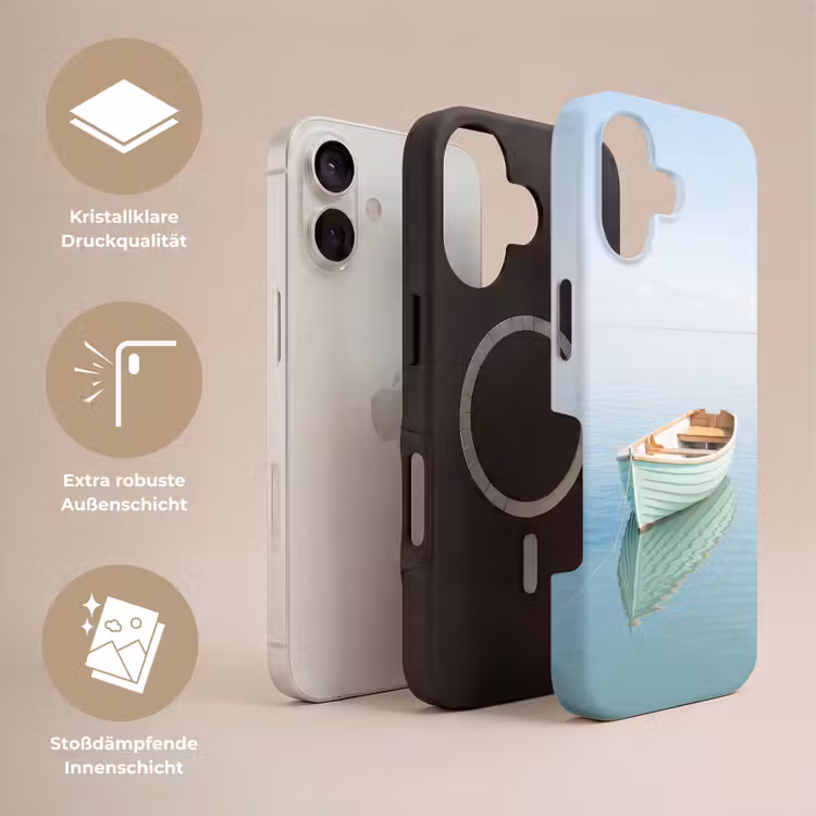 Minimalistisch - Boot - Zee Toughcase MagSafe Apple iPhone 17 klein -USP_Lagen_DE