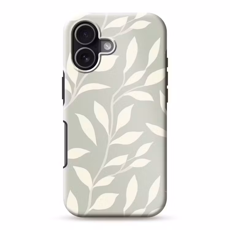 Minimalistisch - Patroon - Groen Toughcase MagSafe Apple iPhone 17 klein 1017 -3d