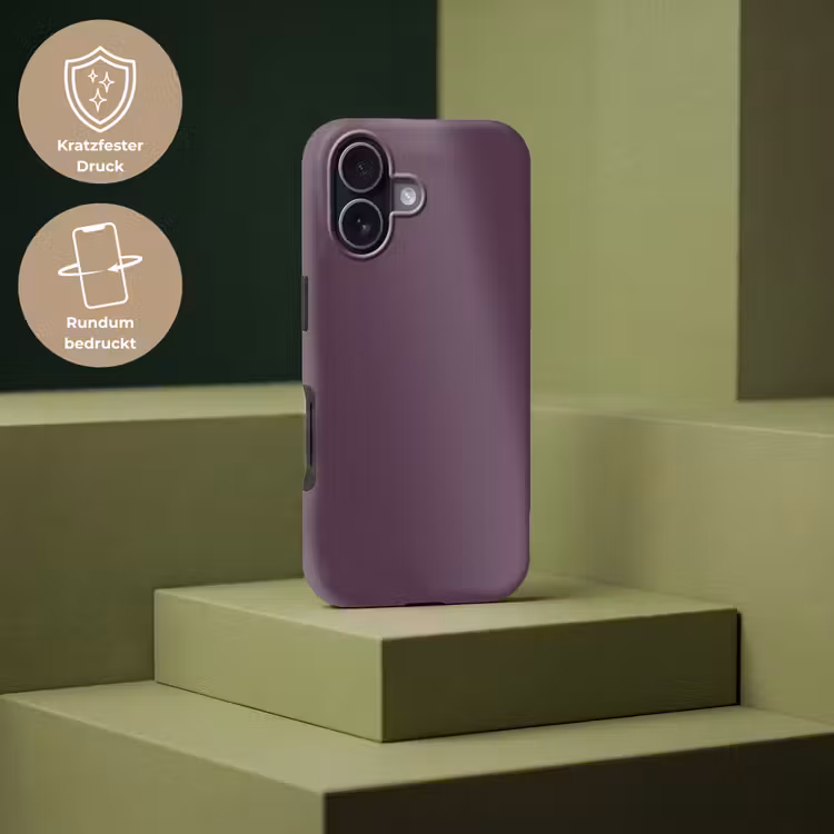 Midnight - Plum - Paars Toughcase MagSafe Apple iPhone 17 klein 1017 -USP_PrintM_DE