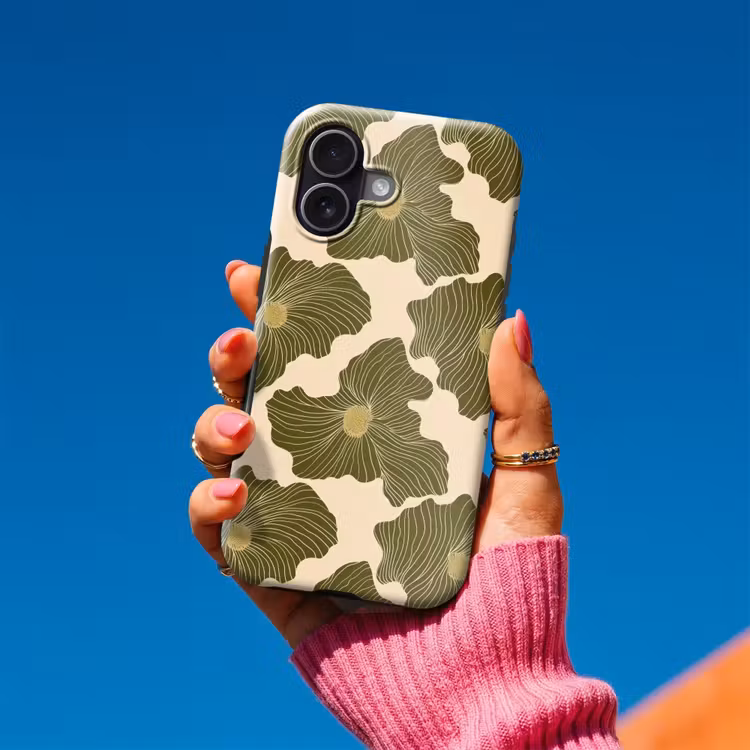 Modern - Abstract - Groen Toughcase MagSafe Apple iPhone 17 klein 1017 -Sfeer1V