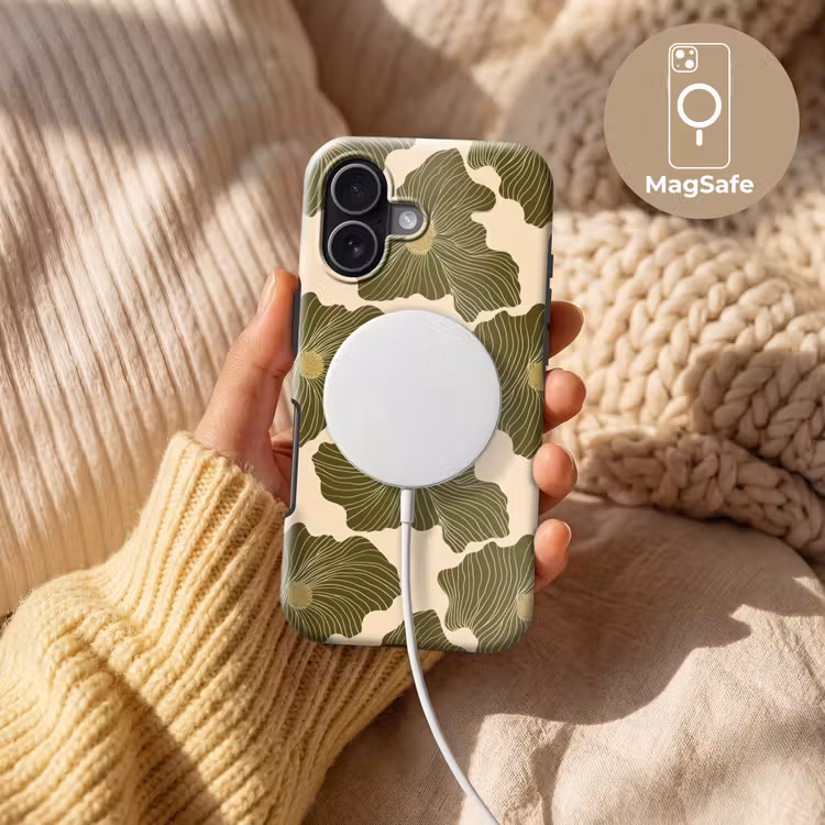 Modern - Abstract - Groen Toughcase MagSafe Apple iPhone 17 klein 1017 -USP_MagsafeV