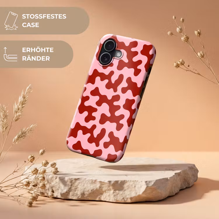 Modern - Abstract - Rood Toughcase MagSafe Apple iPhone 17 klein 1017 -USP_RandenV_DE