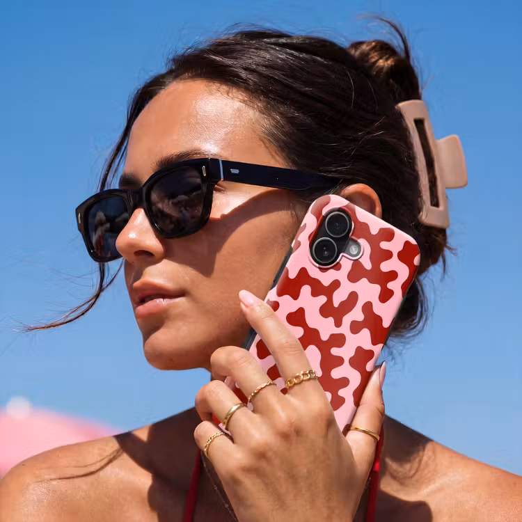 Modern - Abstract - Rood Toughcase MagSafe Apple iPhone 17 klein 1017 -Sfeer2V