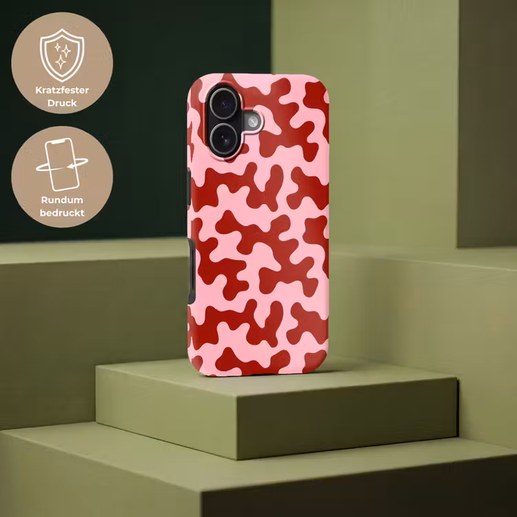 Modern - Abstract - Rood Toughcase MagSafe Apple iPhone 17 klein 1017 -USP_PrintM_DE