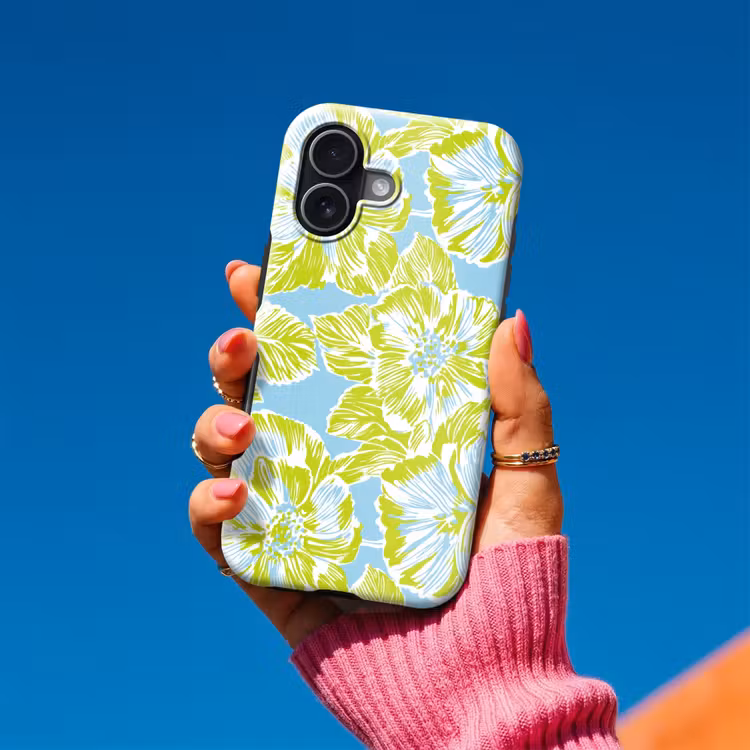Modern - Bloemen - Groen Toughcase MagSafe Apple iPhone 17 klein 1017 -Sfeer1V