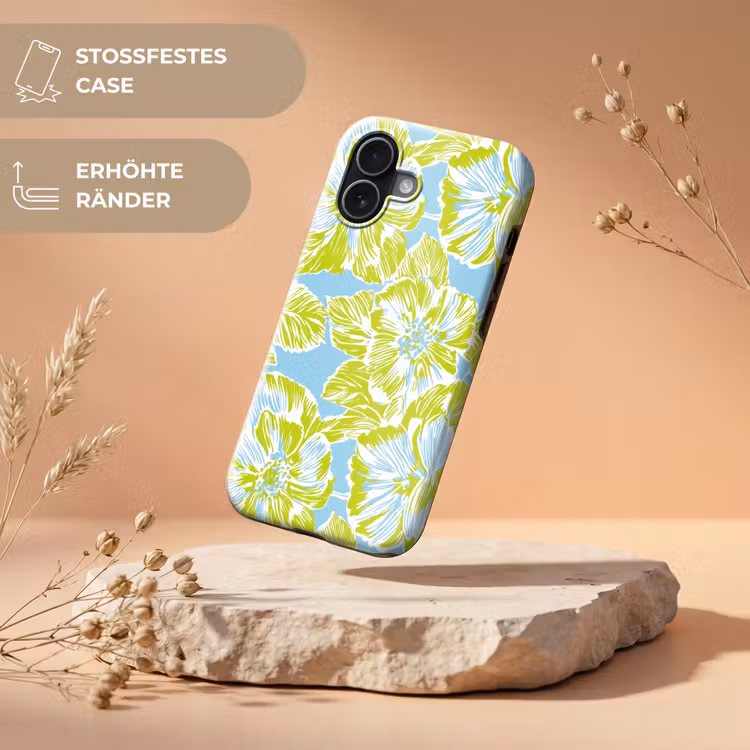 Modern - Bloemen - Groen Toughcase MagSafe Apple iPhone 17 klein 1017 -USP_RandenV_DE