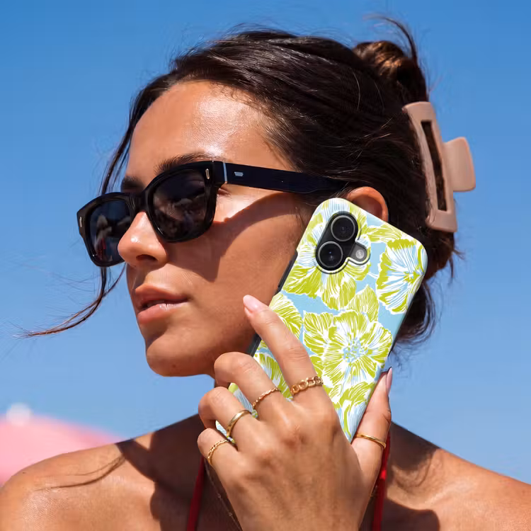 Modern - Bloemen - Groen Toughcase MagSafe Apple iPhone 17 klein 1017 -Sfeer2V