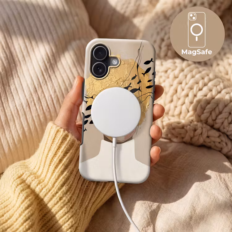 Modern - Vrouw - Goud Toughcase MagSafe Apple iPhone 17 klein -USP_MagsafeV