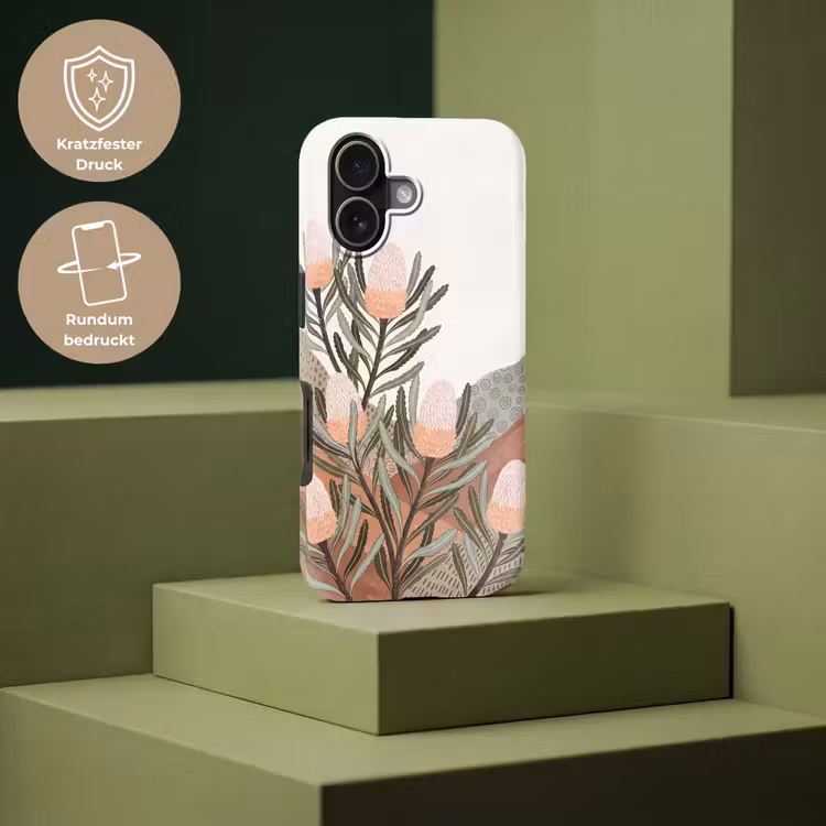 Modern - Heuvels - Terracotta Toughcase MagSafe Apple iPhone 17 klein -USP_PrintM_DE