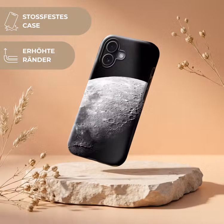 Handyhülle Toughcase - Mond – Krater – Weltraum - Maan - Kraters - Ruimte Toughcase MagSafe Apple iPhone 17 klein