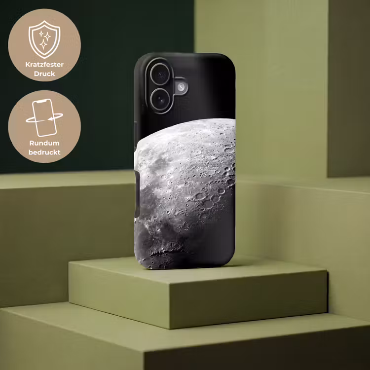 Handyhülle Toughcase - Mond – Krater – Weltraum - Maan - Kraters - Ruimte Toughcase MagSafe Apple iPhone 17 klein