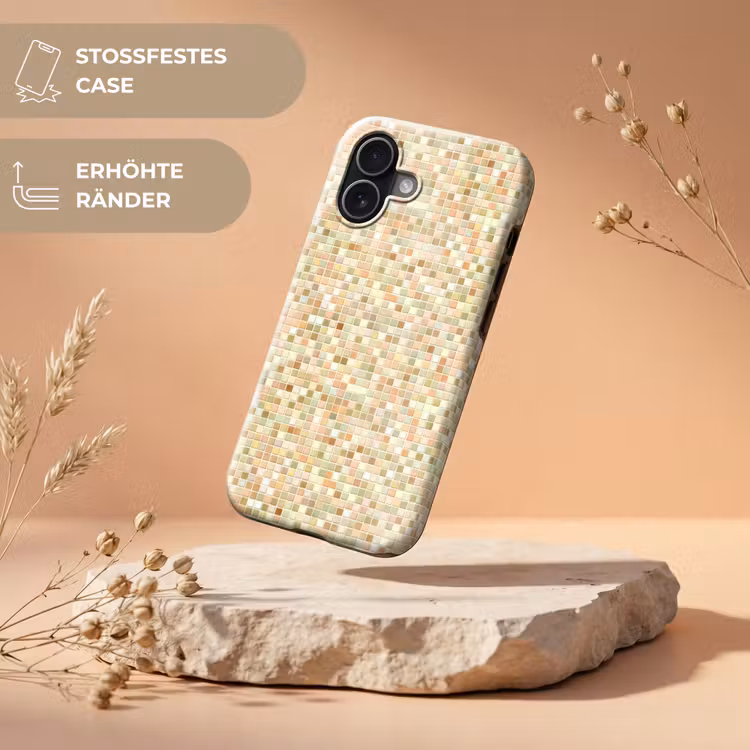Mozaïek - Patroon - Terracotta Toughcase MagSafe Apple iPhone 17 klein 1017 -USP_RandenV_DE
