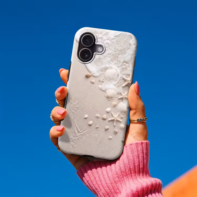 Schelpen - Zeesterren - Strand Toughcase MagSafe Apple iPhone 17 klein -Sfeer1V