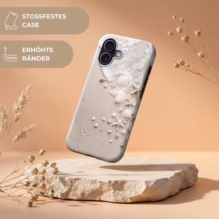 Schelpen - Zeesterren - Strand Toughcase MagSafe Apple iPhone 17 klein -USP_RandenV_DE