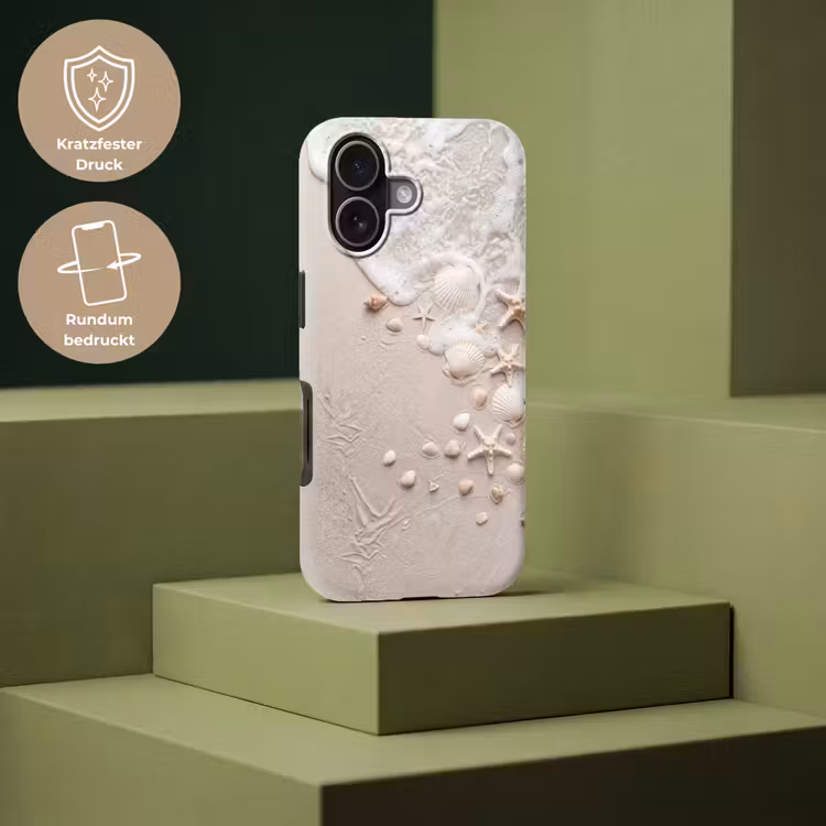 Schelpen - Zeesterren - Strand Toughcase MagSafe Apple iPhone 17 klein -USP_PrintM_DE