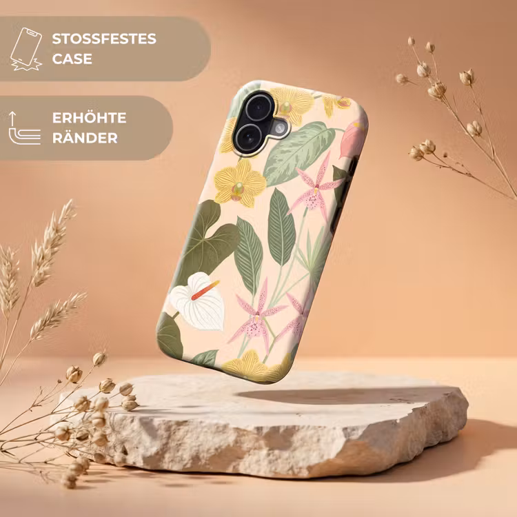 Patroon - Bloemen - Kleurrijk Toughcase MagSafe Apple iPhone 17 klein -USP_RandenV_DE