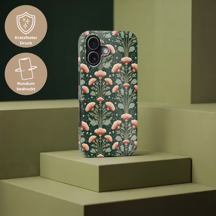 Patroon - Botanisch - Kleurrijk Toughcase MagSafe Apple iPhone 17 klein 1017 -USP_PrintM_DE