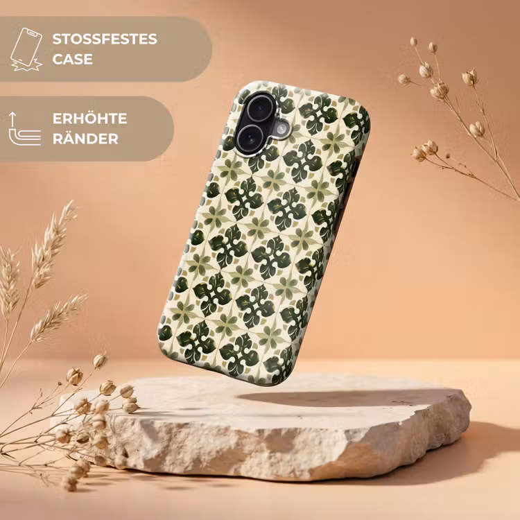 Patroon - Tegel - Groen Toughcase MagSafe Apple iPhone 17 klein 1017 -USP_RandenV_DE