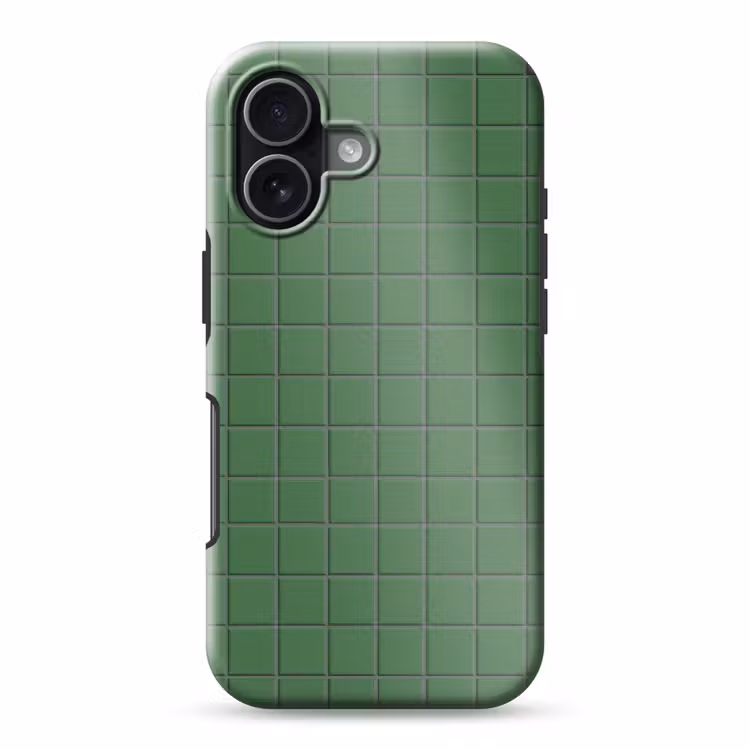 Patroon - Tegels - Groen Toughcase MagSafe Apple iPhone 17 klein 1017 -3d