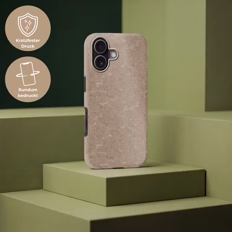 Patroon - Kalksteen - Beige Toughcase MagSafe Apple iPhone 17 klein 1017 -USP_PrintM_DE