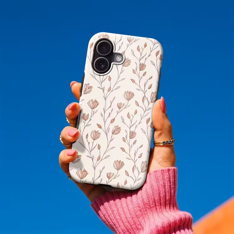 Patroon - Klassiek - Roze Toughcase MagSafe Apple iPhone 17 klein 1017 -Sfeer1V