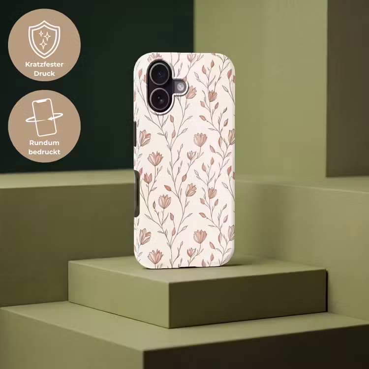 Patroon - Klassiek - Roze Toughcase MagSafe Apple iPhone 17 klein 1017 -USP_PrintM_DE