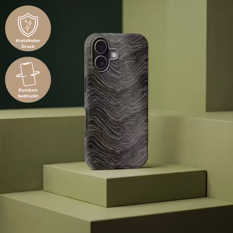 Patroon - Contrast - Antraciet Toughcase MagSafe Apple iPhone 17 klein 1017 -USP_PrintM_DE