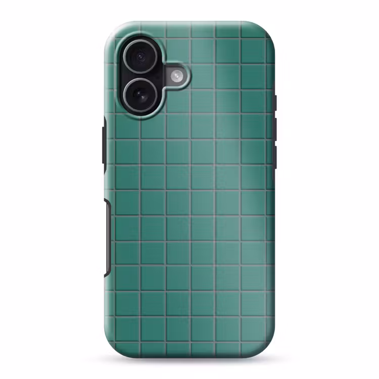 Patroon - Patroon - Smaragd Toughcase MagSafe Apple iPhone 17 klein 1017 -3d