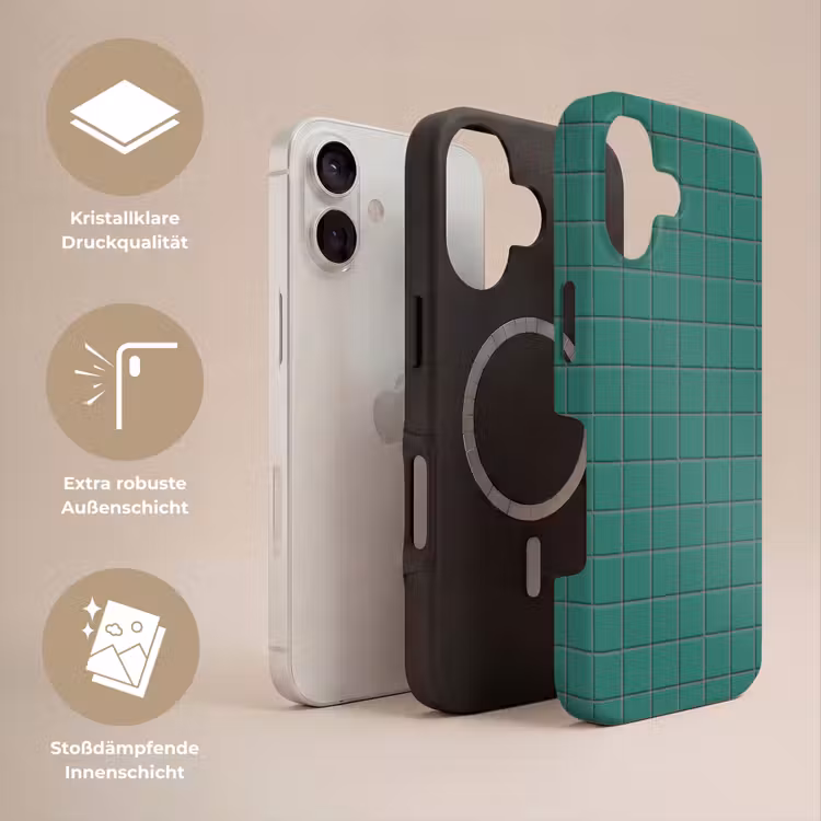 Patroon - Patroon - Smaragd Toughcase MagSafe Apple iPhone 17 klein 1017 -USP_Lagen_DE