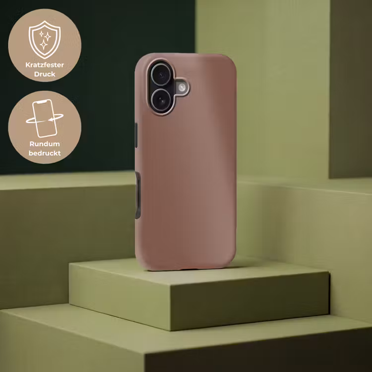 Muted - Chestnut - Bruin Toughcase MagSafe Apple iPhone 17 klein 1017 -USP_PrintM_DE