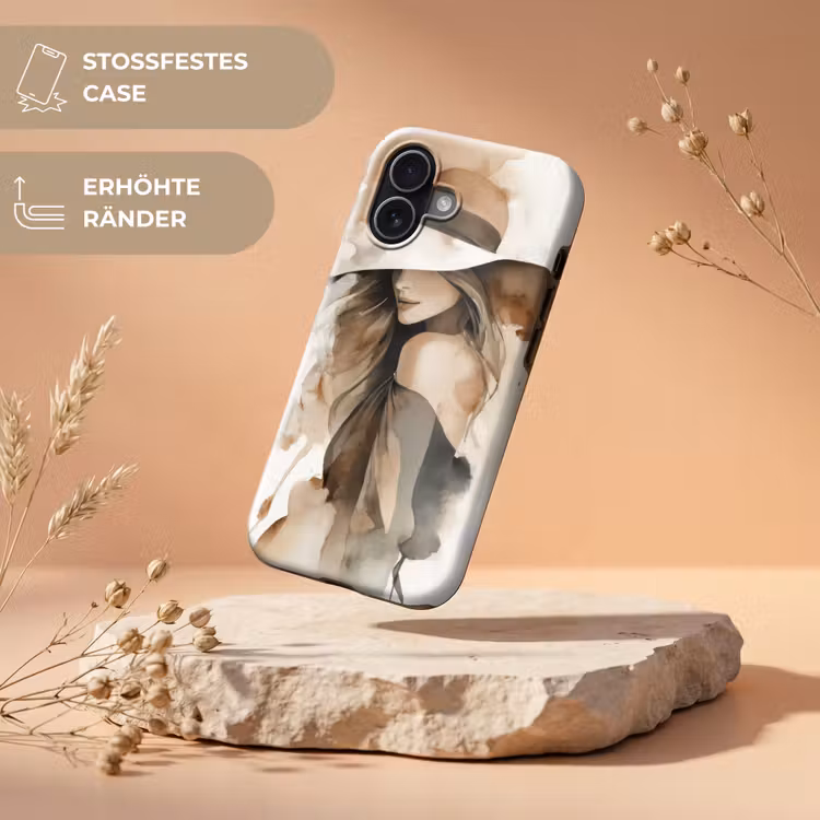 Mysterieus - Vrouw - Sepia Toughcase MagSafe Apple iPhone 17 klein -USP_RandenV_DE