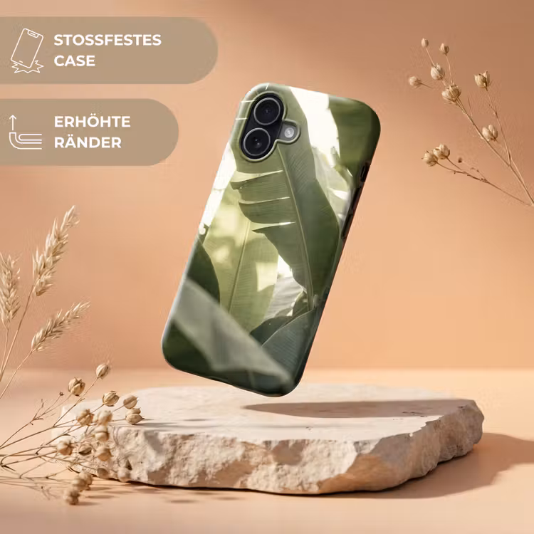 Natuur - Bladeren - Groen - Tropisch - Detail Toughcase MagSafe Apple iPhone 17 klein -USP_RandenV_DE