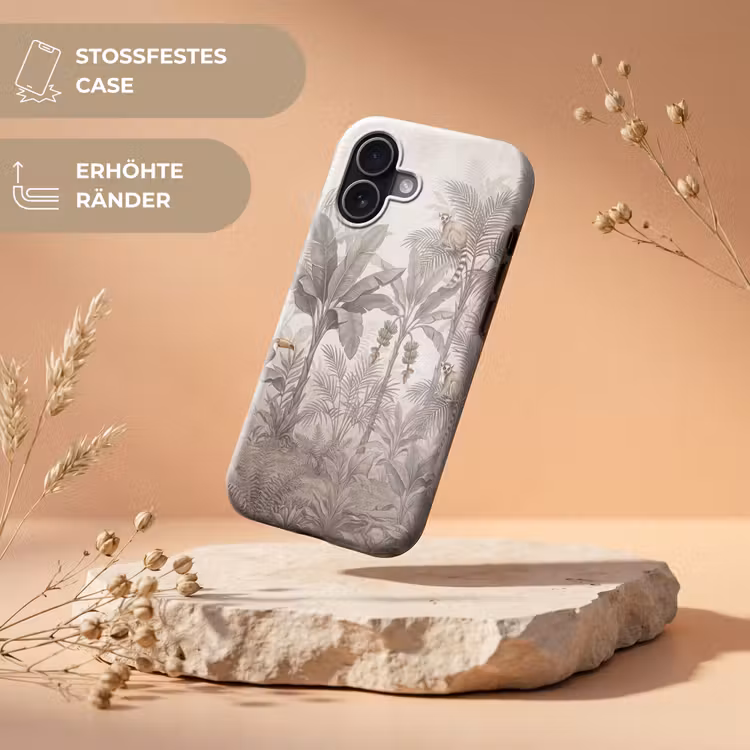 Natuur - Jungle - Ringstaartmaki - Bruin Toughcase MagSafe Apple iPhone 17 klein -USP_RandenV_DE