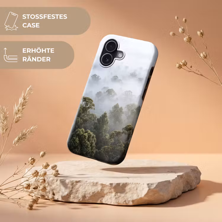 Natuur - Mist - Bos - Ochtend - Goud Toughcase MagSafe Apple iPhone 17 klein -USP_RandenV_DE
