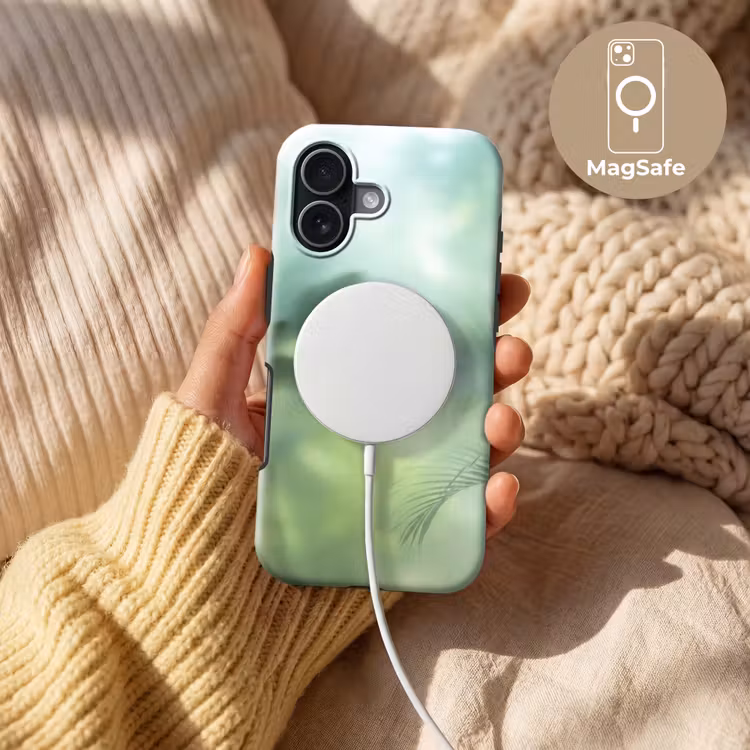 Natuur - Vervaagd - Groen - Abstract - Modern Toughcase MagSafe Apple iPhone 17 klein -USP_MagsafeV