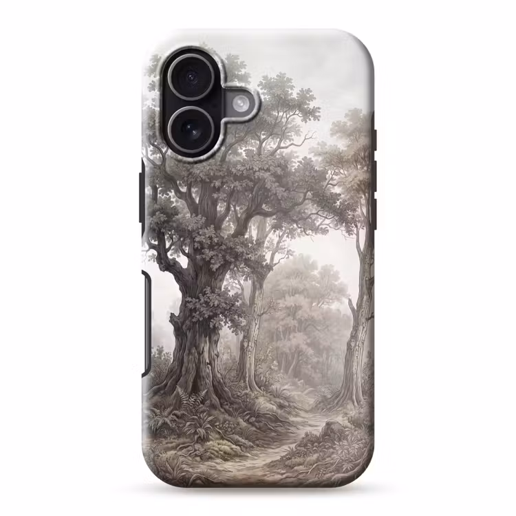 Natuur - Bos - Eik Toughcase MagSafe Apple iPhone 17 klein -3d